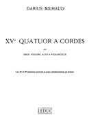 Quatuor à cordes No.15, op. 291