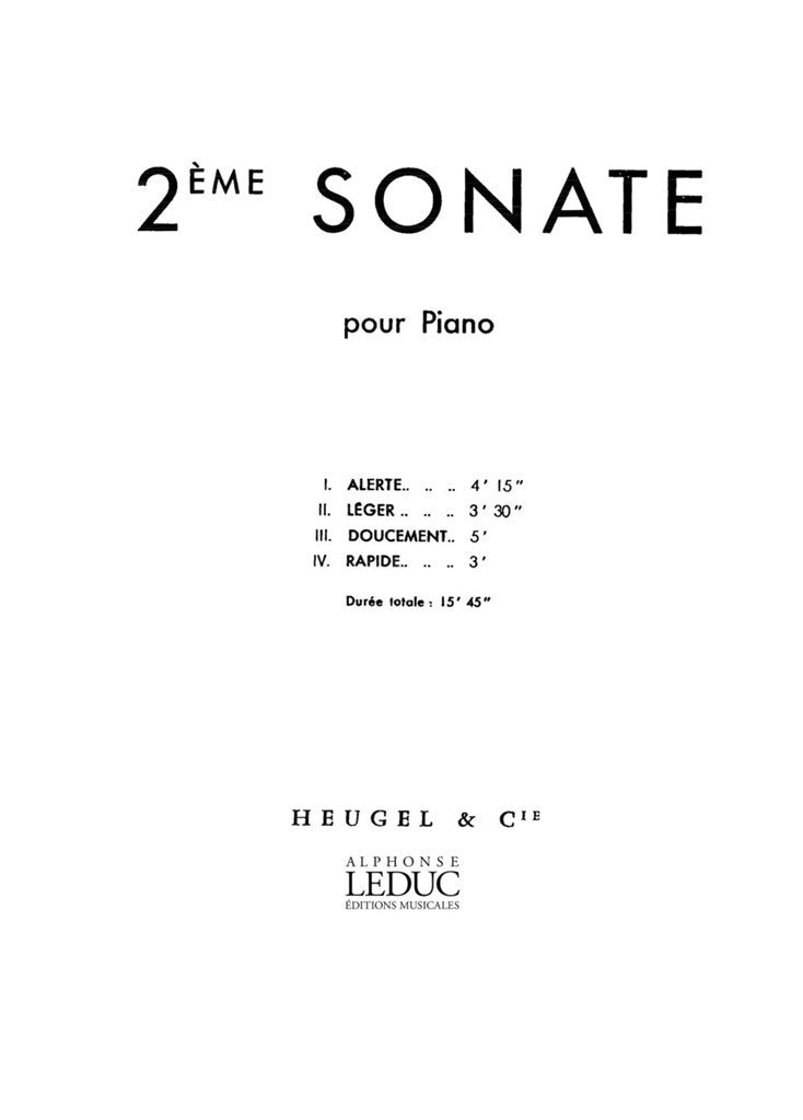 Sonate No.2, op. 293