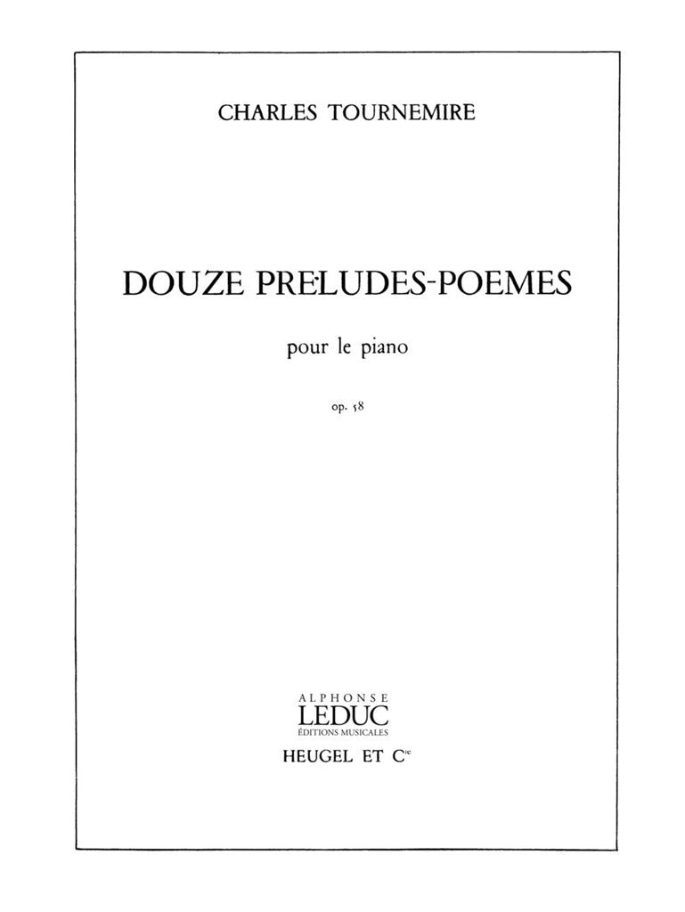 12 Preludes-Poèmes op. 58