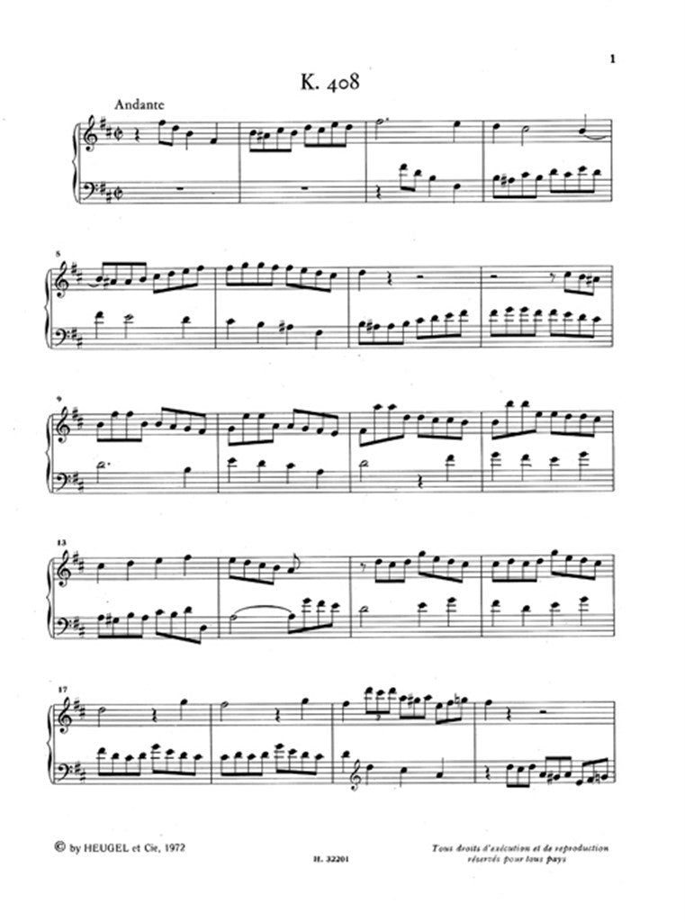 Sonates, Volume 9: K408 - K457
