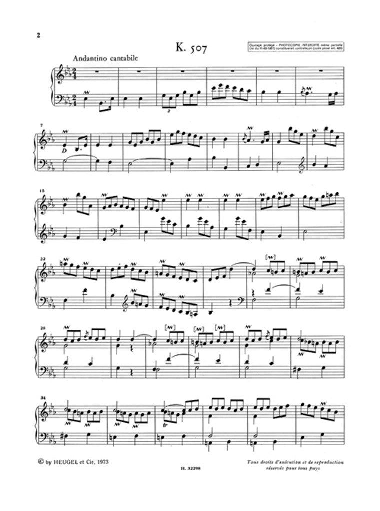 Sonates, Volume 11: K507 - K555