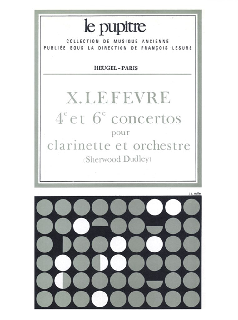 4e et 6e concertos pour clarinette et orchestra