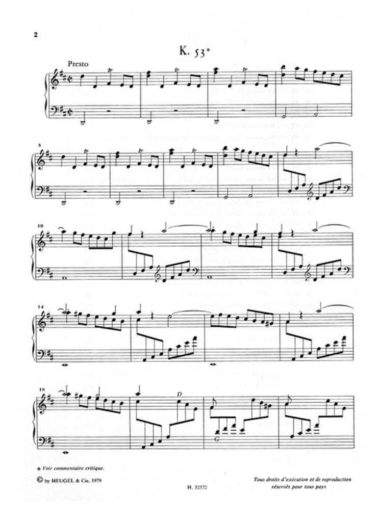 Sonates, Volume 2: K53 - K103