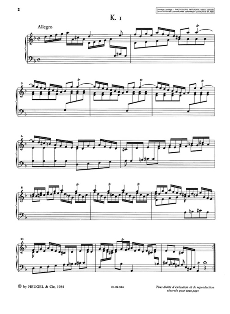 Sonates, Volume 1: K1 - K52