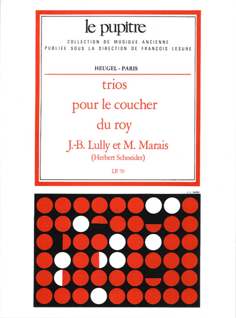 Trios pour le coucher du roy (Score Only)