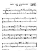 Trios pour le coucher du roy (Set of Parts)