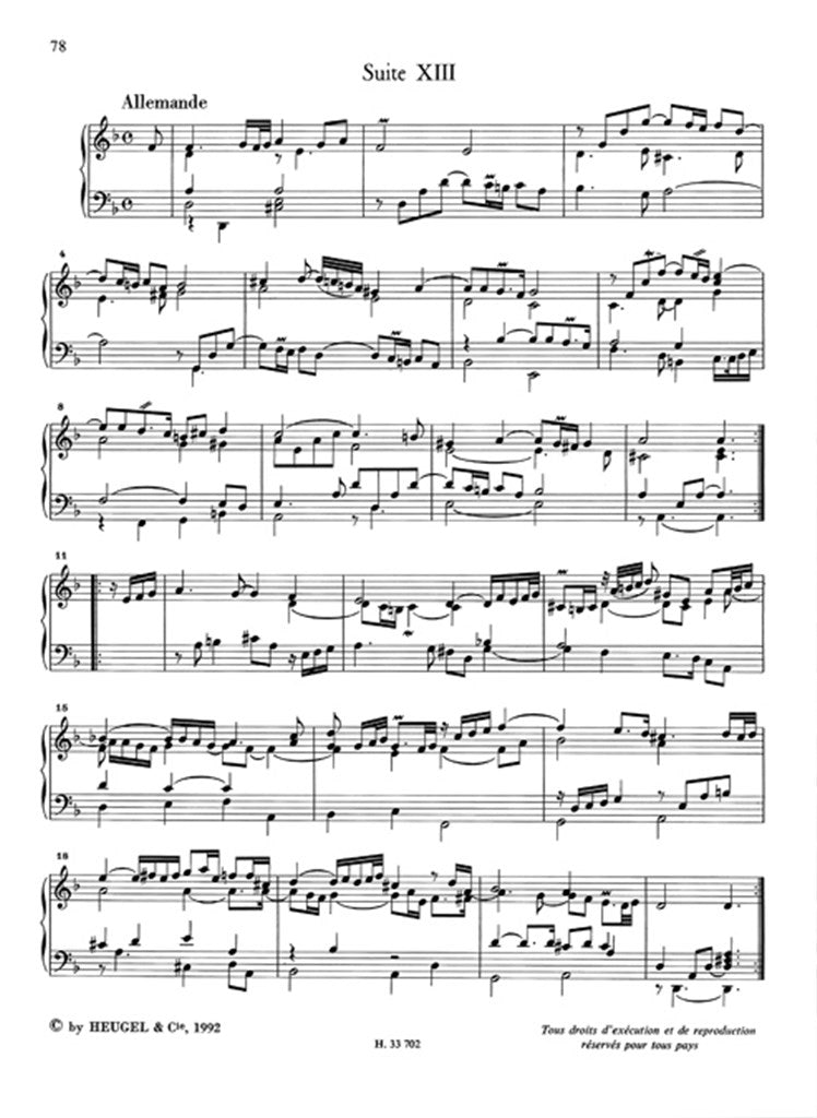Oeuvres complètes pour clavecin, Book 2, Vol. 2