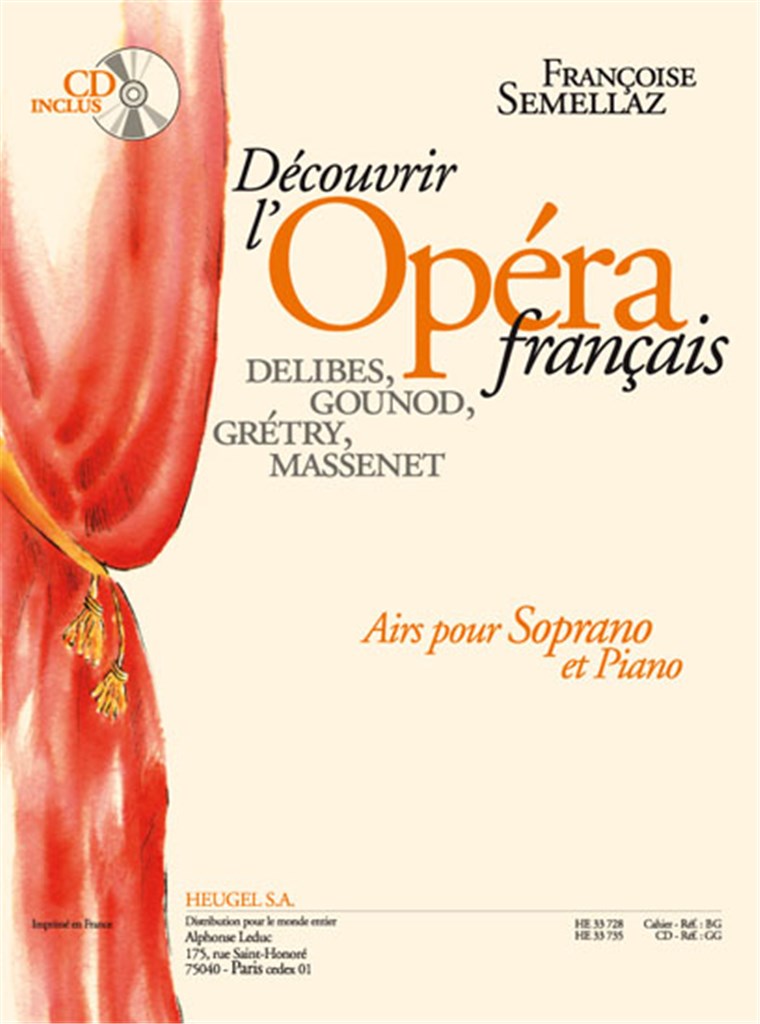 Decouvrir L'Opera Francais (Pour Soprano)