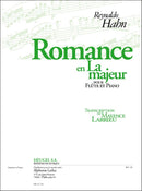 Romance En la Majeur (Flute and Piano)