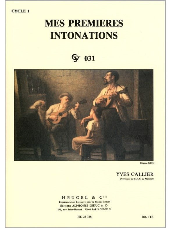 Mes Premieres Intonations - Cy031