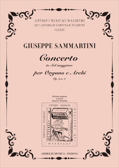 Concerto in Sol magg. per Organo e orch. op. 9 n. 3