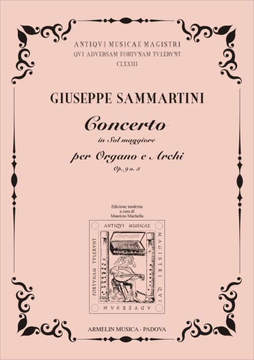 Concerto in Sol magg. per Organo e archi op. 9 n. 3