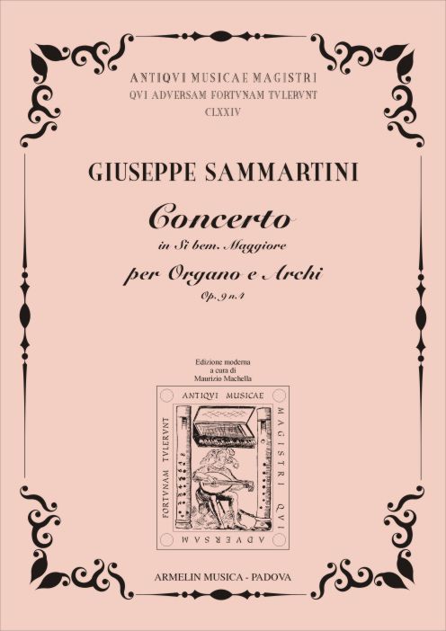 Concerto in Si bem. magg. per Organo e archi op. 9 n. 4