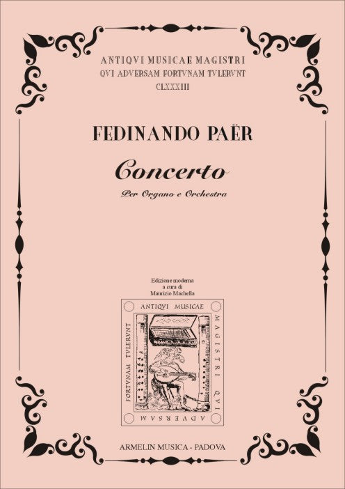 Concerto per Organo e Orchestra [Score]