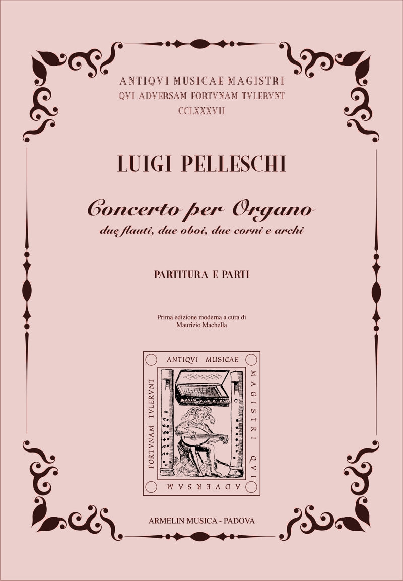 Concerto per Organo, 2 oboi, 2 corni e archi [Score and parts]