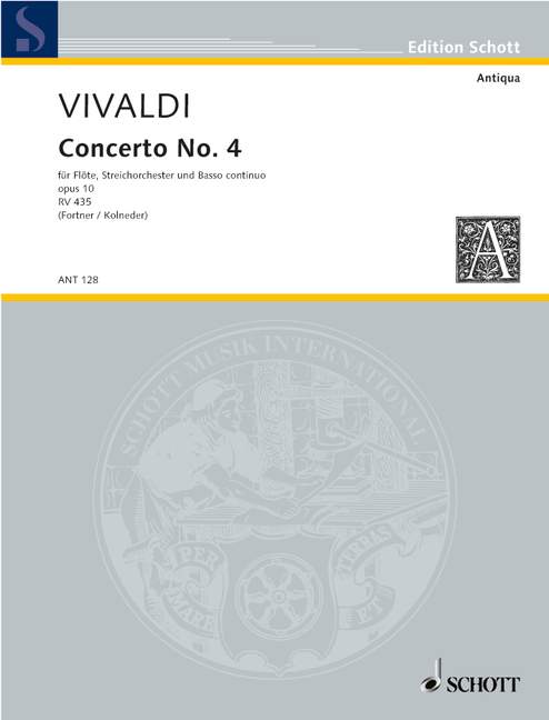 Concerto Nr. 4 G-Dur op. 10/4 RV 435/PV 104 (score)