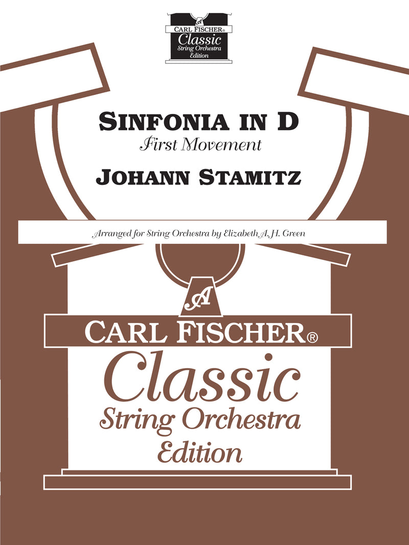 Sinfonia In D (First Movement) (Large Score)