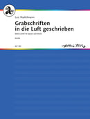 Grabschriften in die Luft geschrieben (soprano and piano)