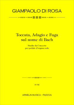 Toccata, Adagio e Fuga sul nome di BACH