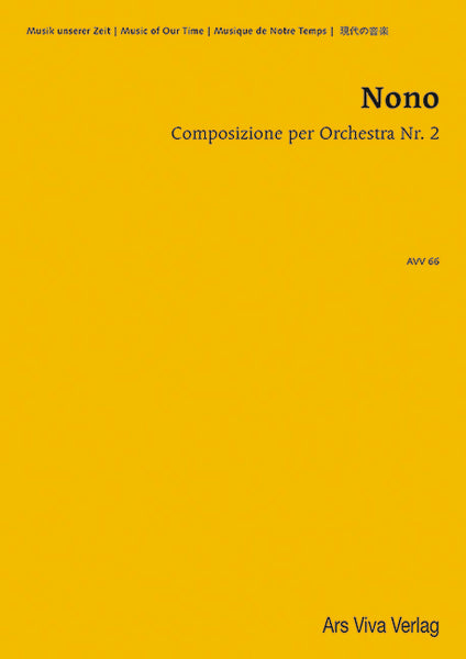 Composizione per orchestra No. 2 / Nono (Ars-Viva)