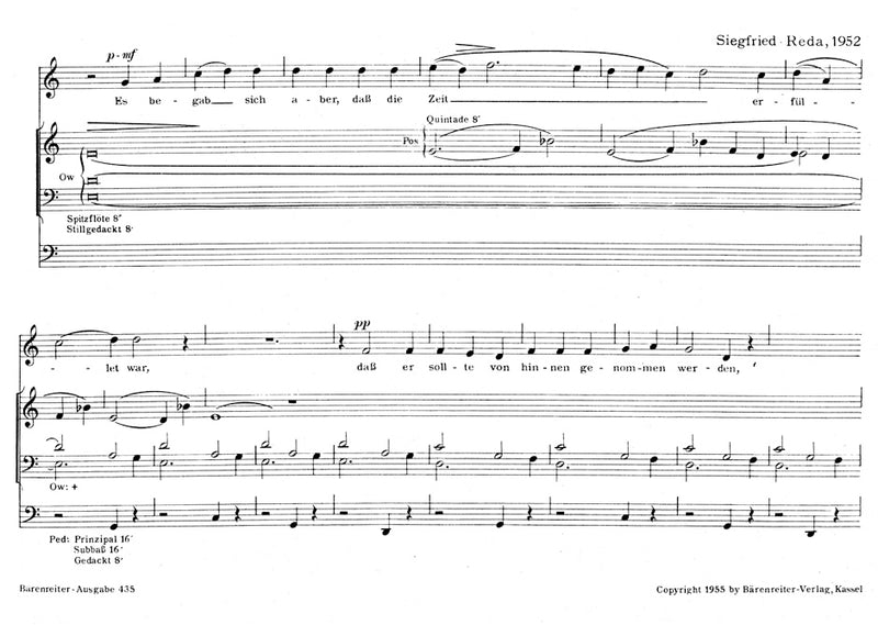Evangelienmusik nach Lukas 9