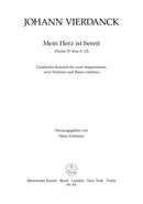 Mein Herz ist bereit [score & parts]