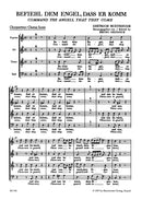 Befiehl dem Engel, dass er komm BuxWV 10 [合唱楽譜]