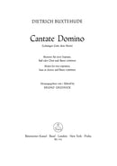 Cantate Domino (Lobsinget Gott, dem Herrn) BuxWV 12 [score, part(s)]