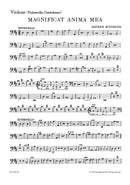 Magnificat anima mea BuxWV Anh. 1 [cello/double bass part]