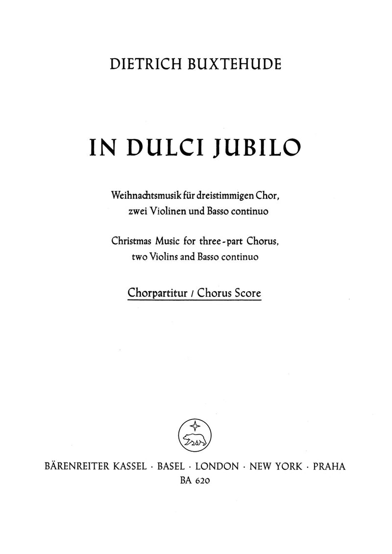 In dulci jubilo BuxWV 52 [合唱楽譜]