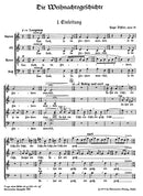 Die Weihnachtsgeschichte (Nativity Story) op. 10 (1933) (Gothic print)