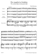 Das neugeborne Kindelein BuxWV 13 [score & parts]