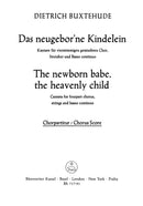 Das neugeborne Kindelein BuxWV 13 [合唱楽譜]