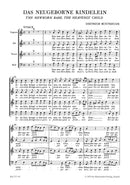 Das neugeborne Kindelein BuxWV 13 [合唱楽譜]