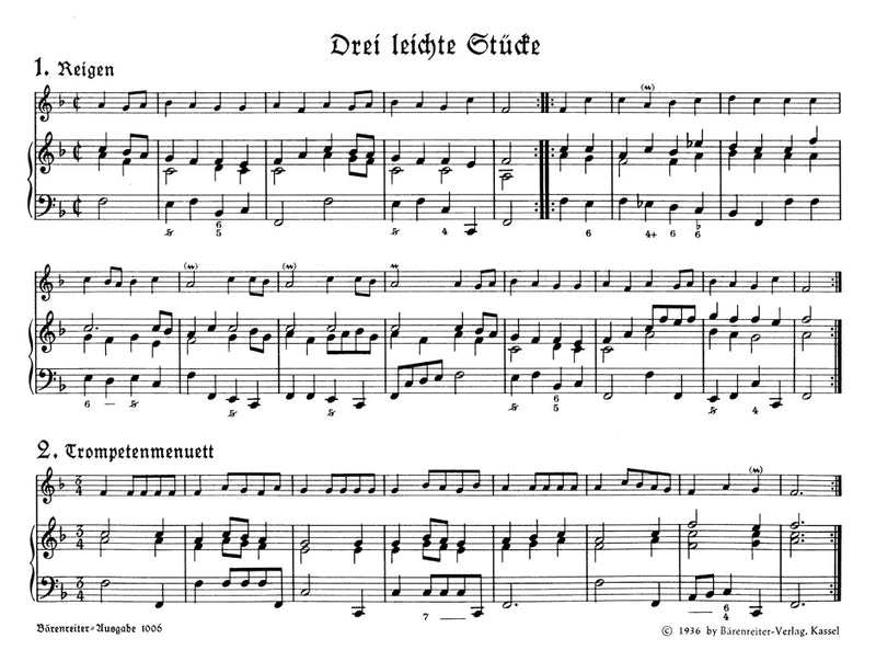 Aus einem Spielbuch von 1740 (Descant Recorder (Violin, Flute, Oboe), Piano, Harpsichord)
