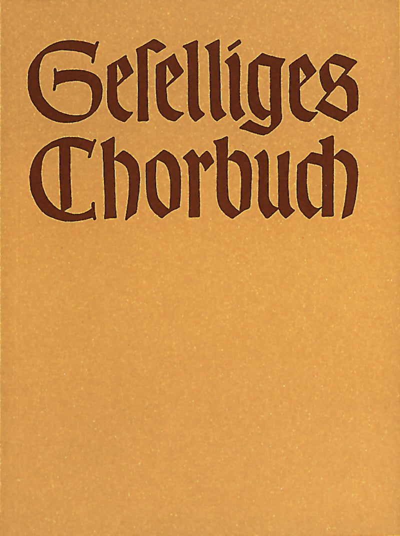 Geselliges Chorbuch