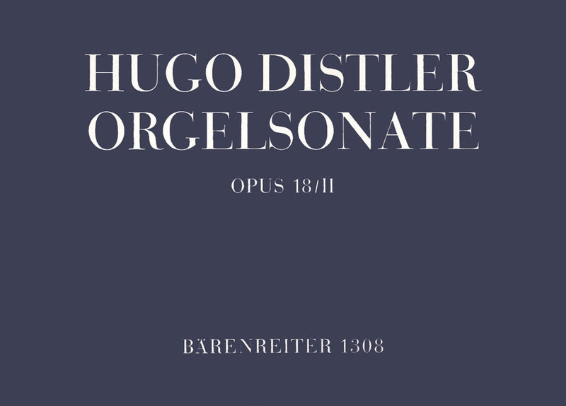 Orgelsonate (Trio) op. 18/2