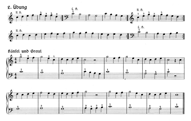 Klavierübung nach Volksliedern, vol. 1