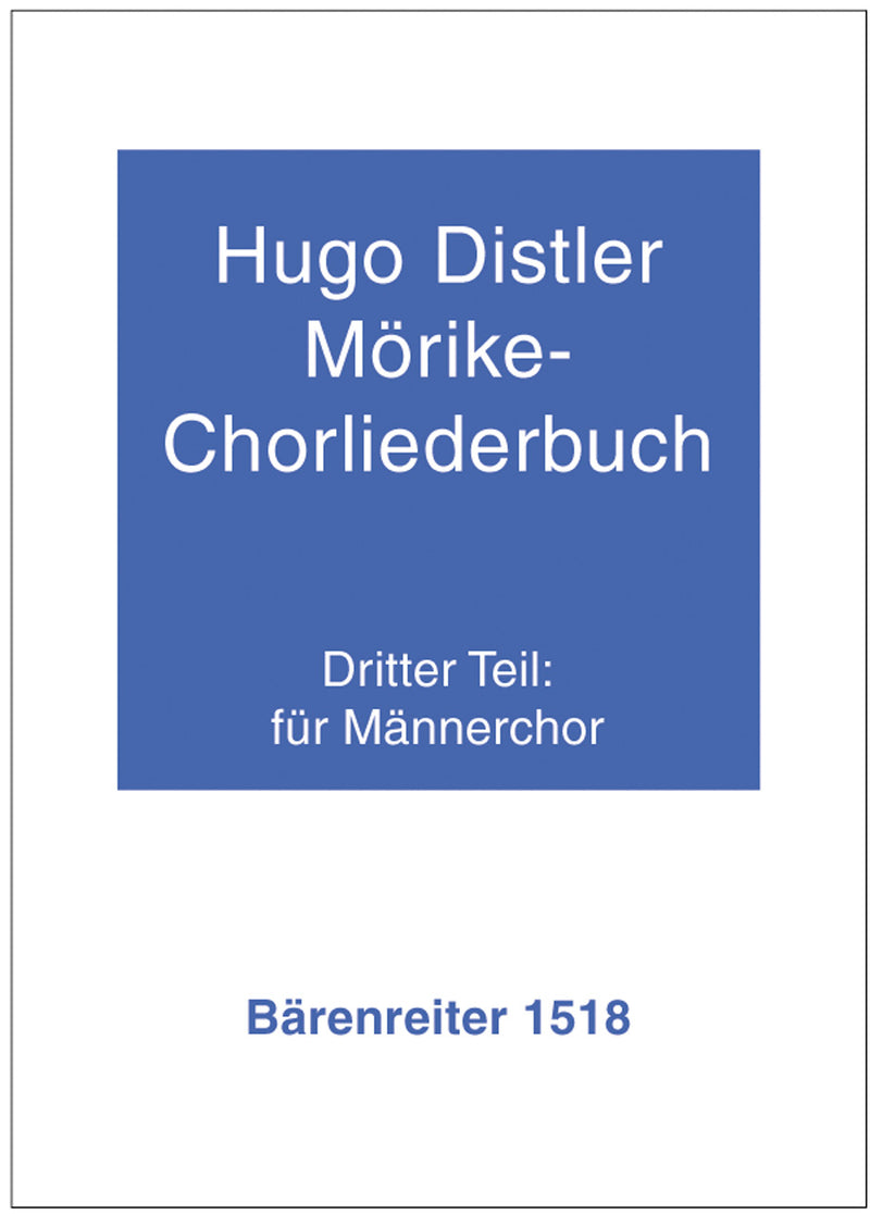 Mörike-Chorliederbuch, vol. 3