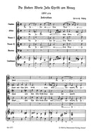 Die Sieben Worte Jesu Christi am Kreuz SWV 478 [score]