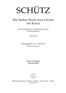 Die Sieben Worte Jesu Christi am Kreuz SWV 478 [TSolo1/TSolo2(Va 1/viola2)/BSolo(cello) part]