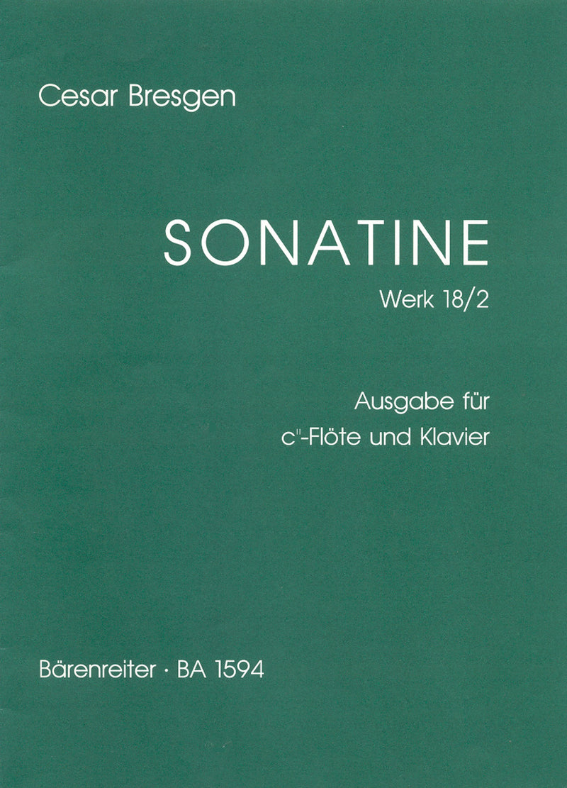 Sonatine for Recorder and Piano F major op. 18/2 (1947)