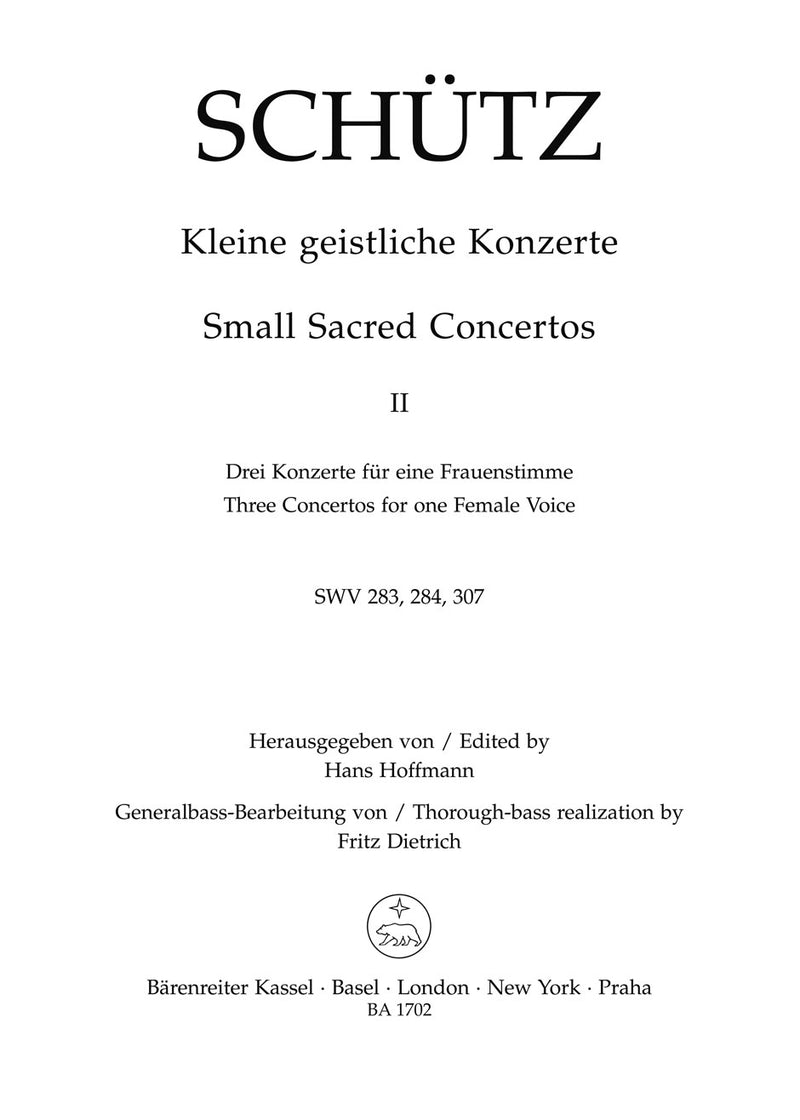 Kleine geistliche Konzerte, vol. 2