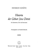 Historia der Geburt Jesu Christi SWV 435 [合唱楽譜]