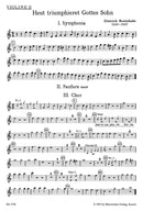 Heut triumphieret Gottes Sohn BuxWV 43 [violin 2 part]