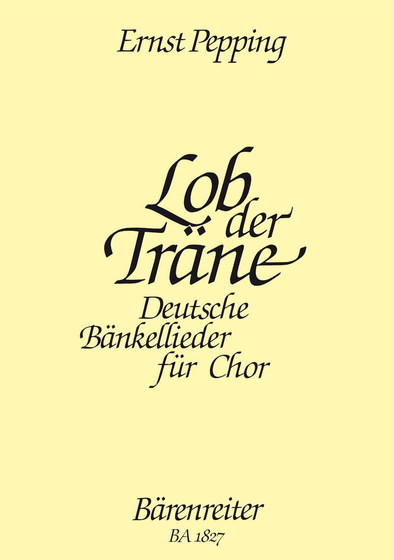Lob der Träne oder der Welten Lauf