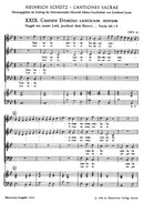 Cantate domino canticum novum Nr. 29 SWV 81