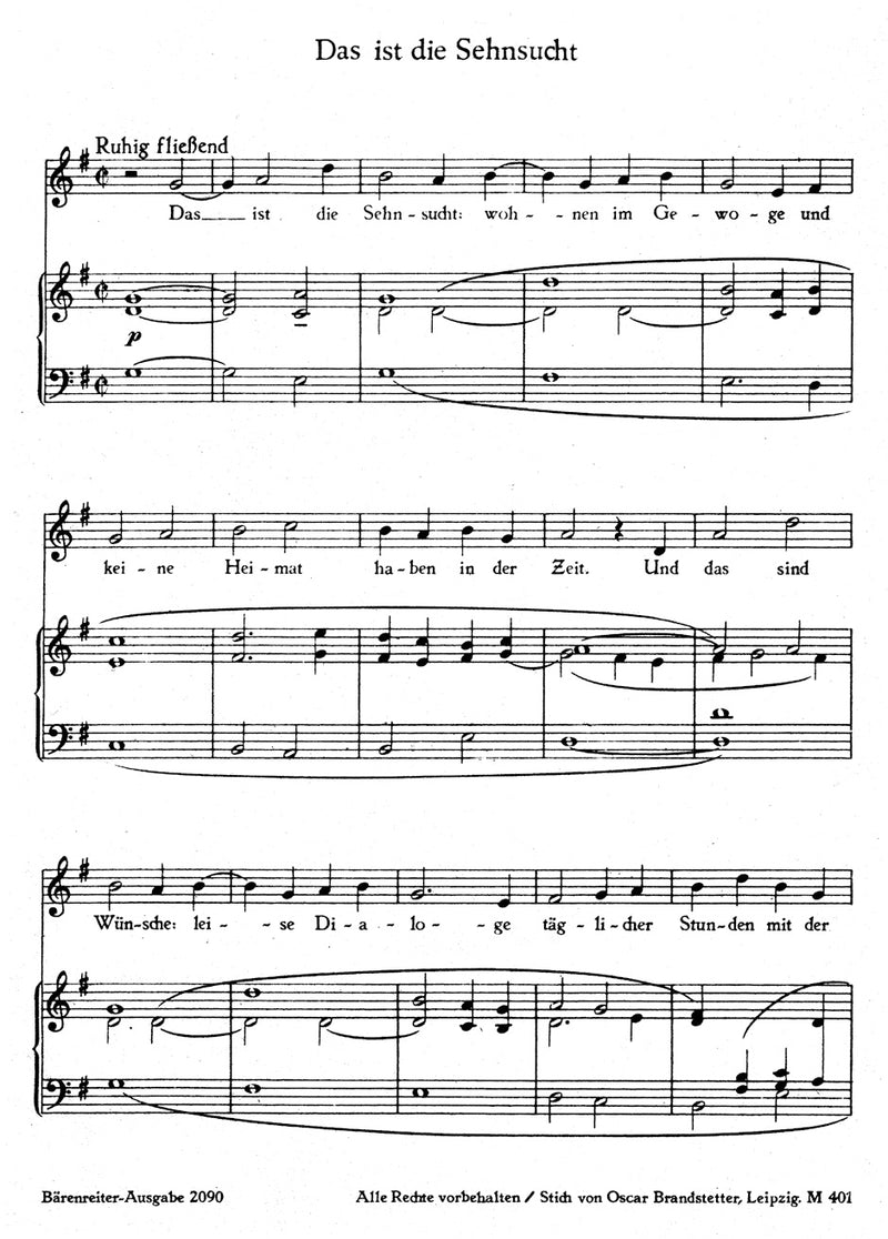 Five Rilke-Lieder