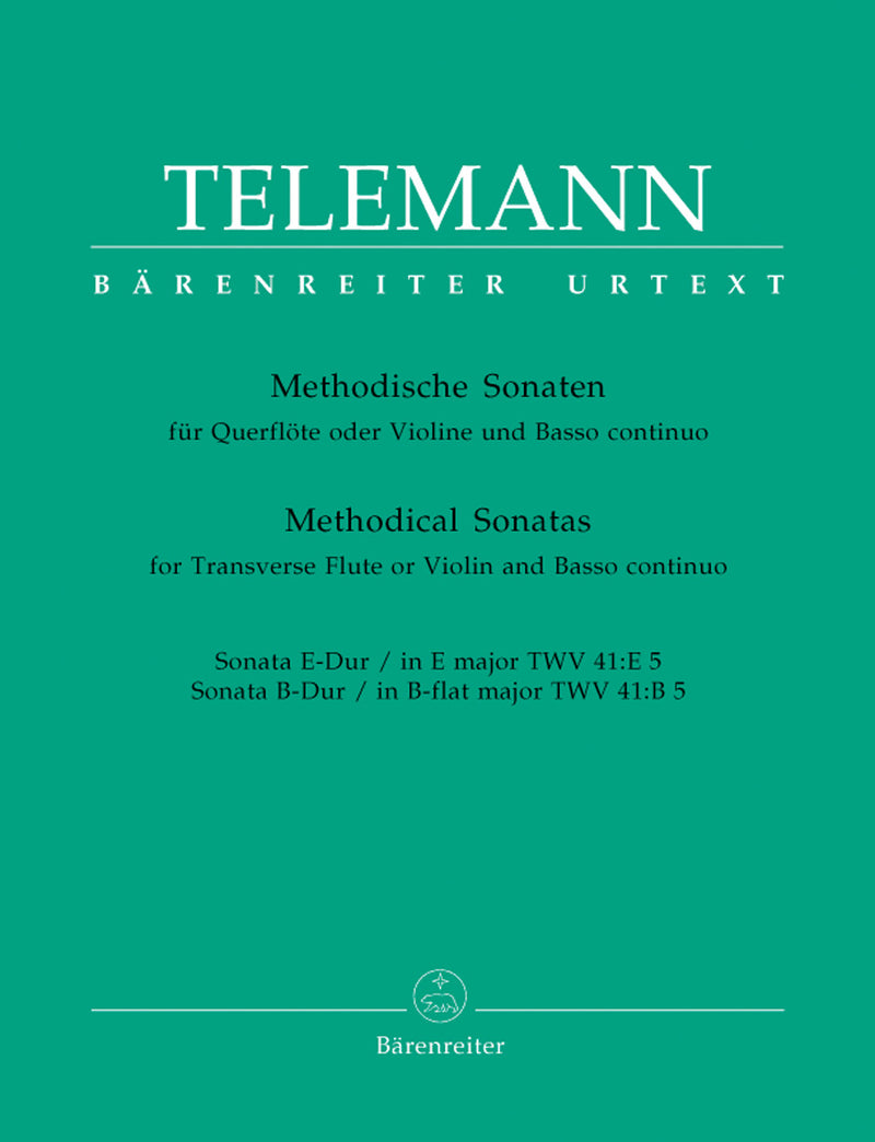 Twelve Methodical Sonatas for Violin (Flute) and Bc (Volume 5) [score, part(s)]