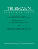 Twelve Methodical Sonatas for Violin (Flute) and Bc (Volume 6) [score, part(s)]